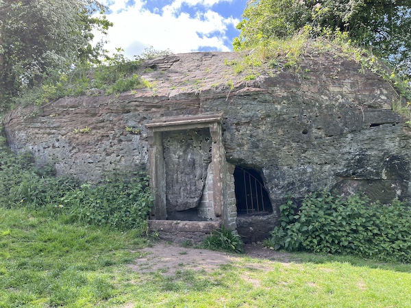 Roman shrine to the Goddess of Wisdom, Minerva in Edgar's Field.