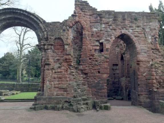 Entrance to the ancient Choir of Dt. John's which was later turned into living accommodation.