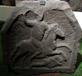 Roman tombstone of cavalryman