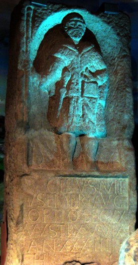 Tombstone of Caecilius Avitus,an Optio of 20th Legion