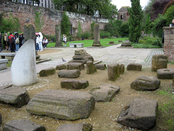 Roman building fragments