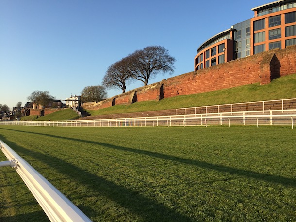 Chester Walls, seen from the Roodee Racecourse